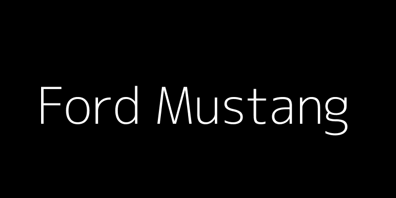 Ford Mustang