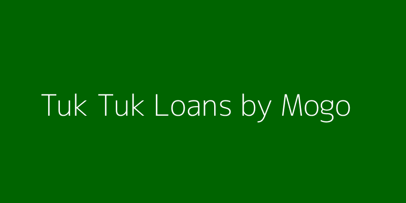 Tuk Tuk Loans