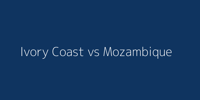 Ivory Coast vs Mozambique