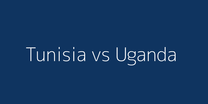 Tunisia vs Uganda