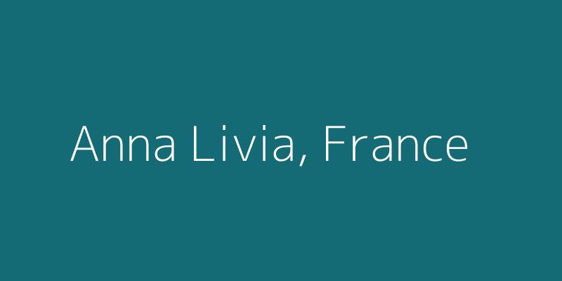 Anna Livia France - 