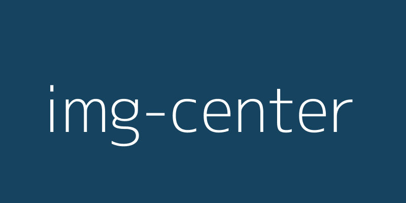 Centered demo image