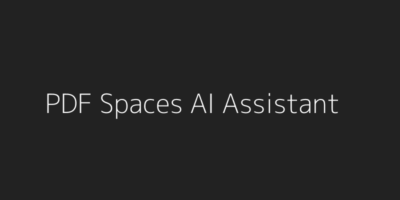 PDF Spaces AI Assistant