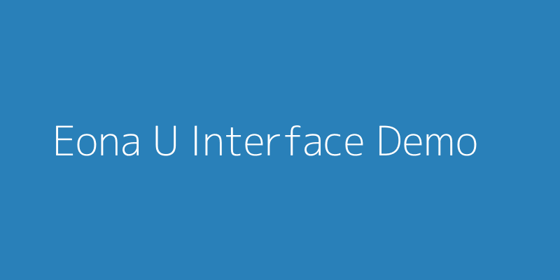 Eona U Interactive Interface