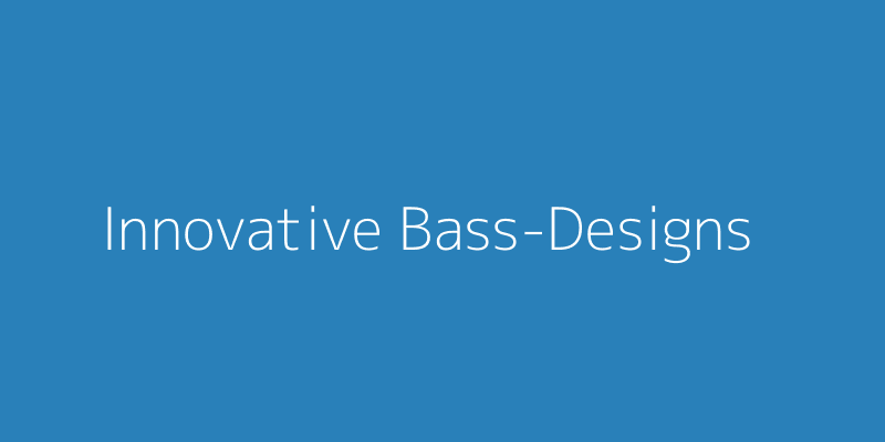 Visualisierung von innovativen Bass-Layouts