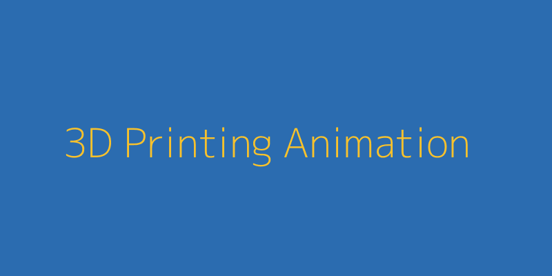 3D printing illustration