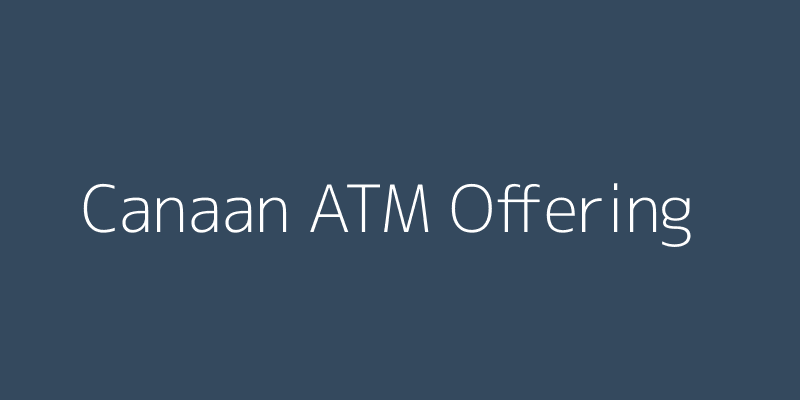 Canaan ATM Offering