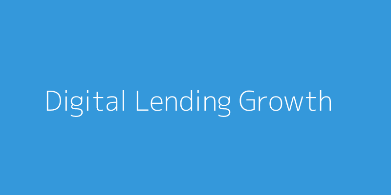 Chart illustrating Canadian digital lending growth
