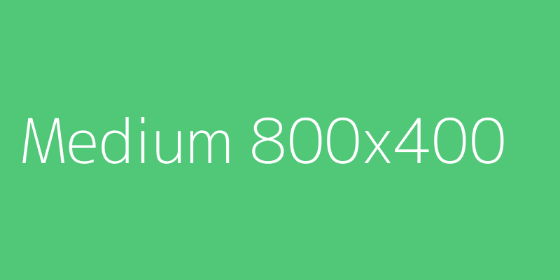 Medium test image — green background
