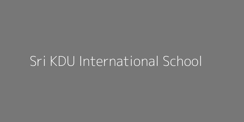Sri KDU International School (가상 이미지)