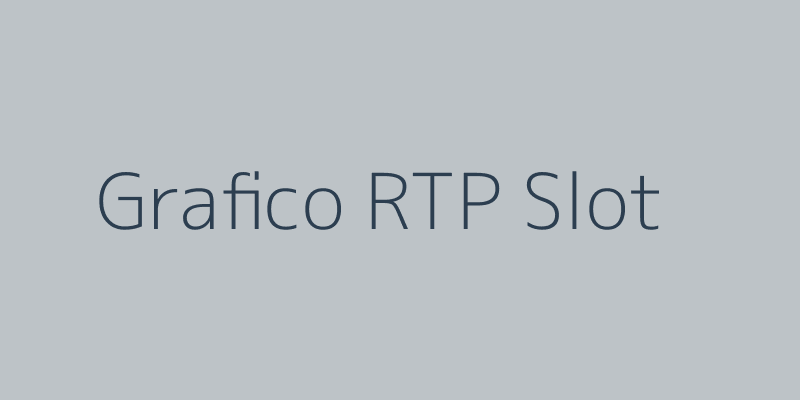 Grafico comparativo RTP Slot