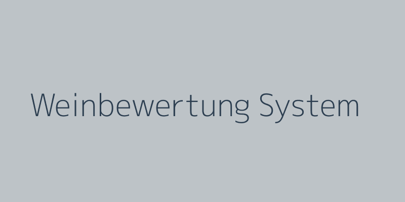 Weinbewertungssystem