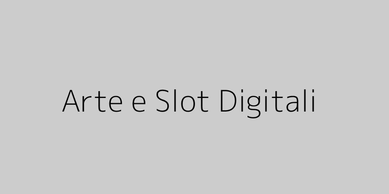 Grafica artistica di slot machine