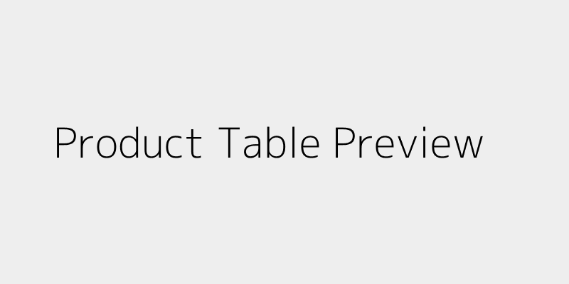 Preview table image