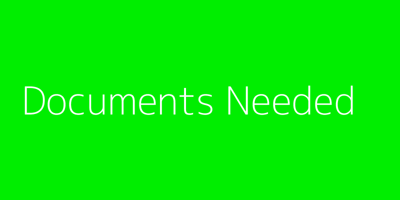 Documents checklist