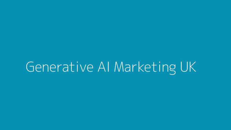 Abstract image representing generative AI transforming marketing