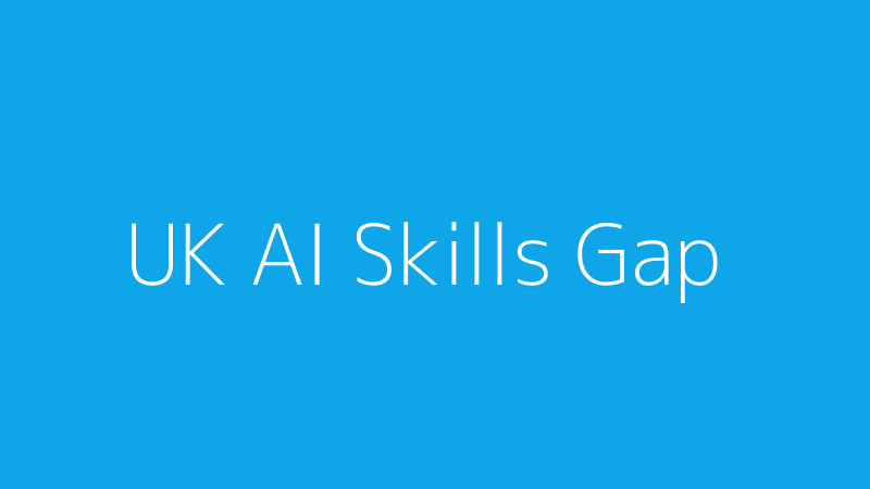 Abstract image representing the AI skills gap and workforce training