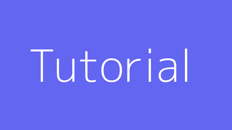 Video Tutorial Thumbnail