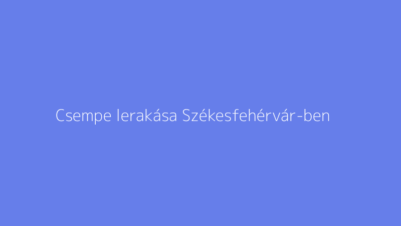Csempe lerakása Székesfehérvár-ben