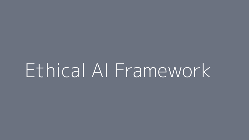Abstract image representing an ethical AI framework