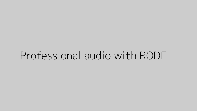 Recording audio with a RØDE microphone on Insta360 X5