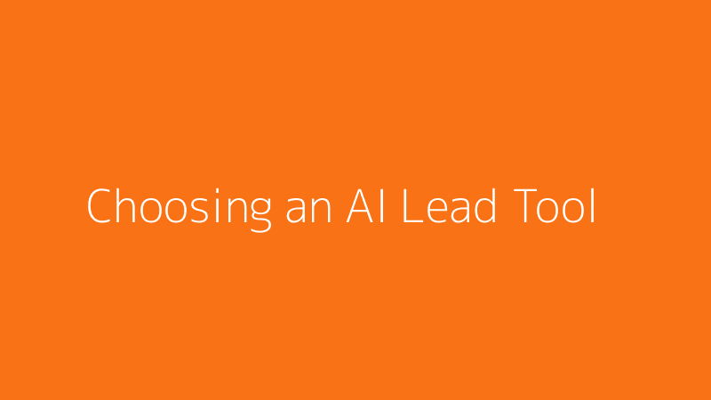 Illustration showing a person choosing between different AI tool options