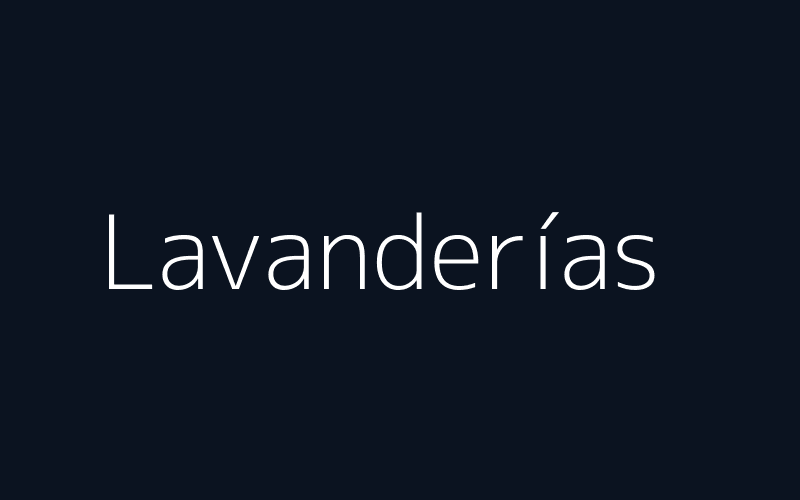 Para Lavanderías