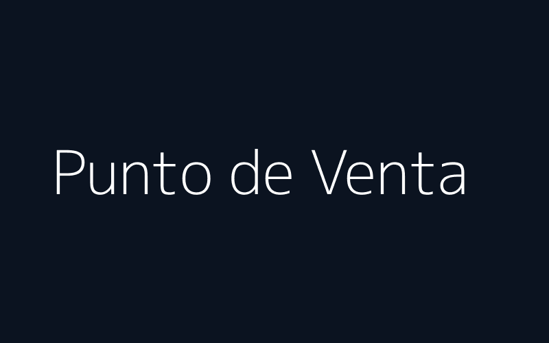 Punto de Venta (POS)