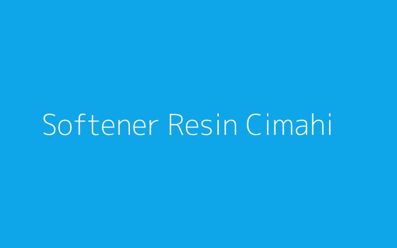 Softener Resin Cimahi