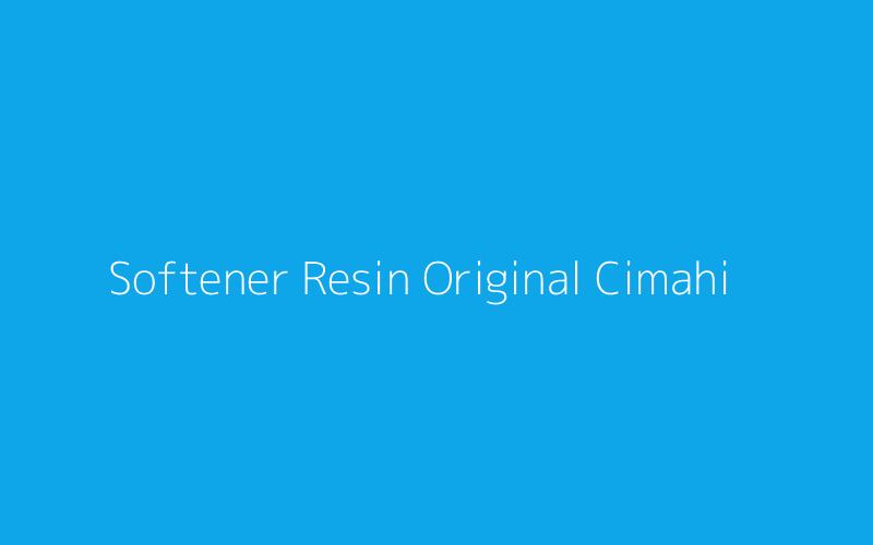 Softener Resin Original Cimahi