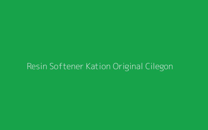 Resin Softener Kation Original Cilegon