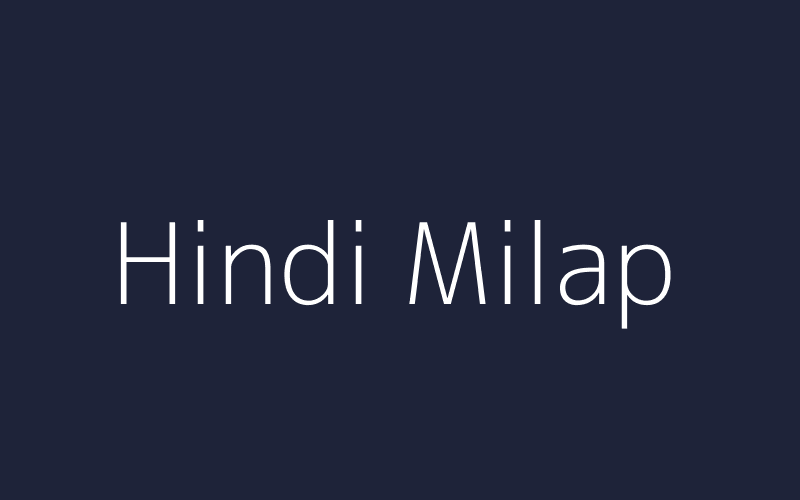 Hindi Milap