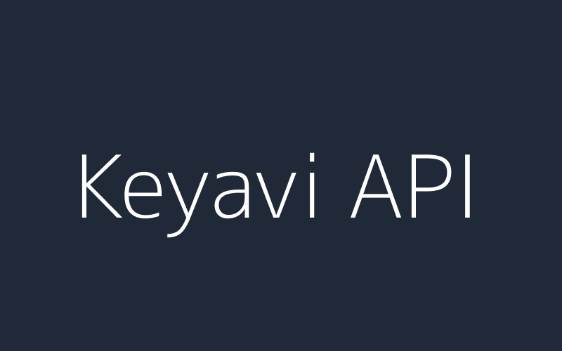 Keyavi API Platform