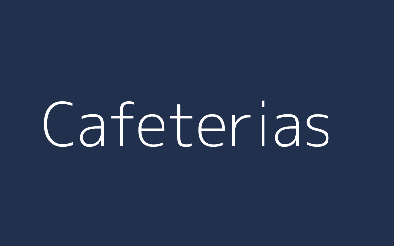 Cafeterías