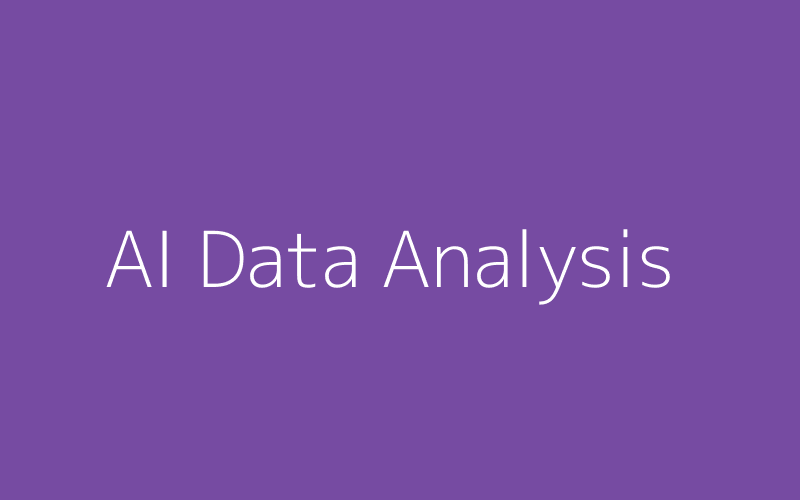 AI Data Analysis Dashboard