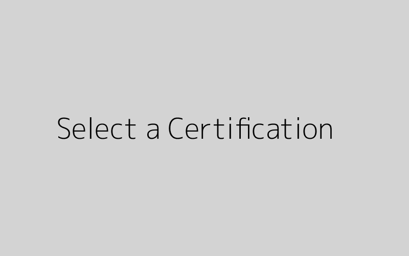 Certification Preview