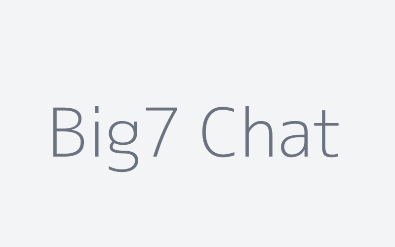 Big7 Chat-Interface mit Echtzeit-Messaging und Community-Features