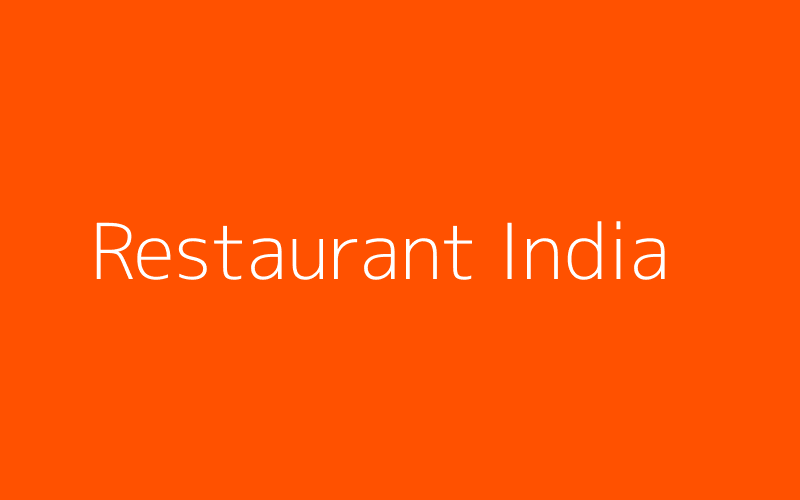 Restaurant India