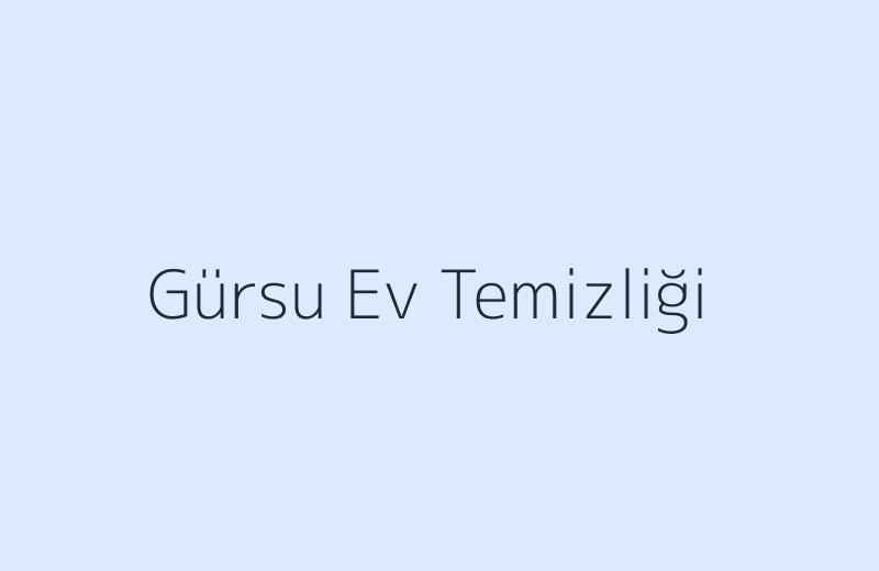 Gürsu ev temizliği hizmeti görseli
