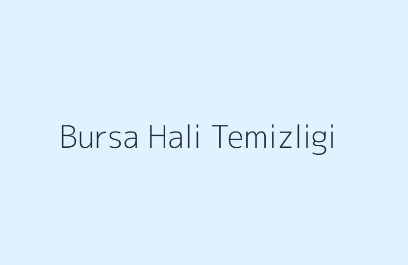 Bursa halı temizliği hizmeti görseli
