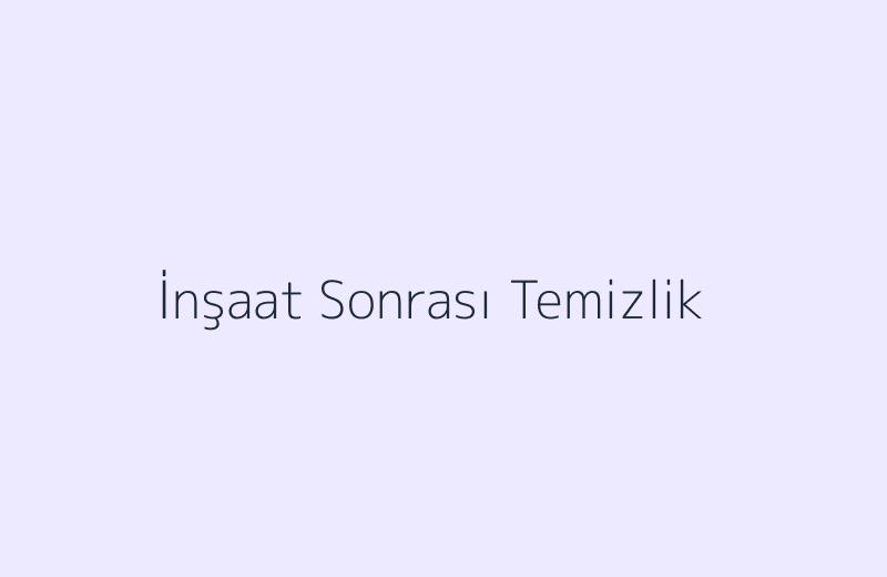 Kestel inşaat sonrası temizlik hizmeti görseli