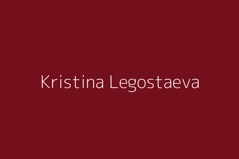 Kristina Legostaeva