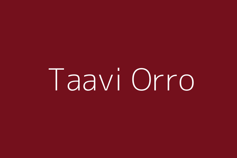 Taavi Orro
