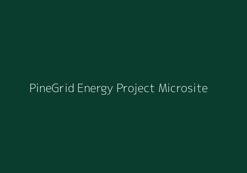 PineGrid Energy Project Microsite thumbnail