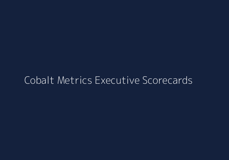 Cobalt Metrics Executive Scorecards thumbnail