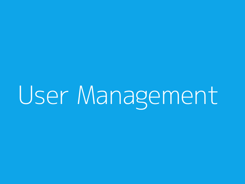 User Management