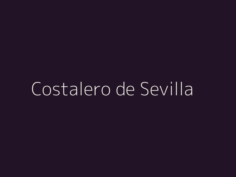 Costalero de Sevilla