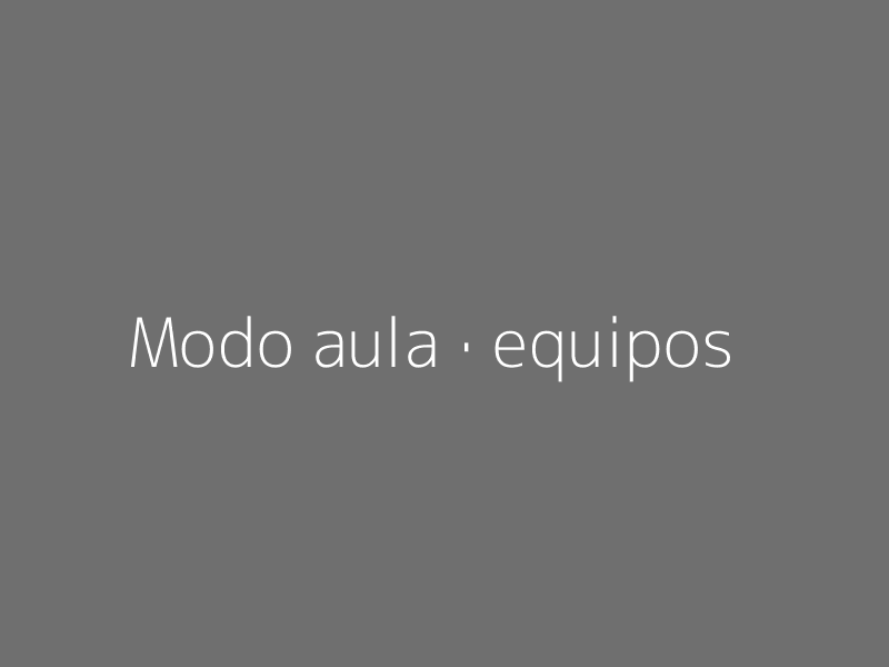 Modo aula de la app BlackQuack StopMotion
