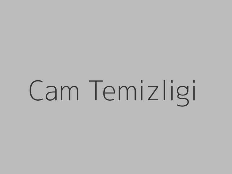 rezidans cam temizliği