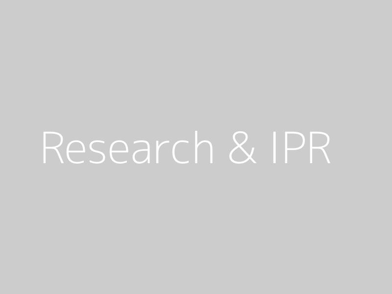 Research & IPR